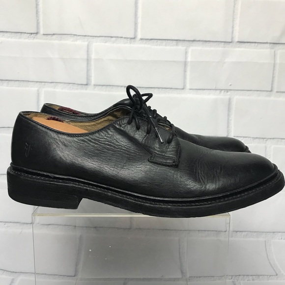 Frye Other - Frye Co John Leather Black Oxford Men shoes 9